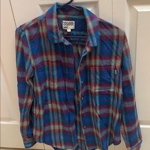 women’s vans flannel - small